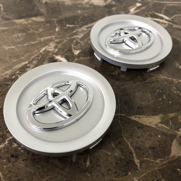 01 Logo chụp mâm, ốp lazang bánh xe ô tô Toyota Camry Đời từ 2000-2003, Fortuner TRD SPORTIVO đời 2009-2011