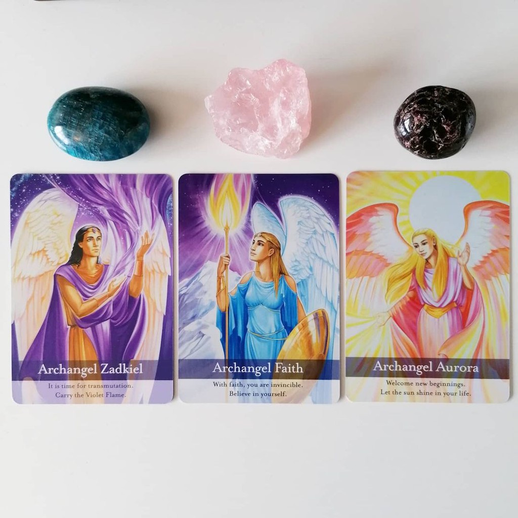 Bộ Bài Archangel Oracle Cards - Diana Cooper (Mystic House Tarot Shop) - Bài Gốc Authentic Chính Hãng 100%