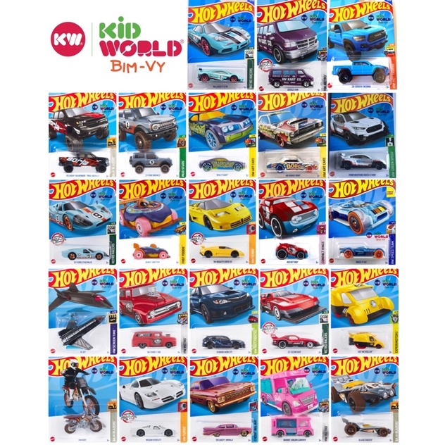 Xe mô hình Hot Wheels nhiều mẫu. Tỷ lệ: 1:64. Giao ngẫu nhiên, Không chọn mẫu.