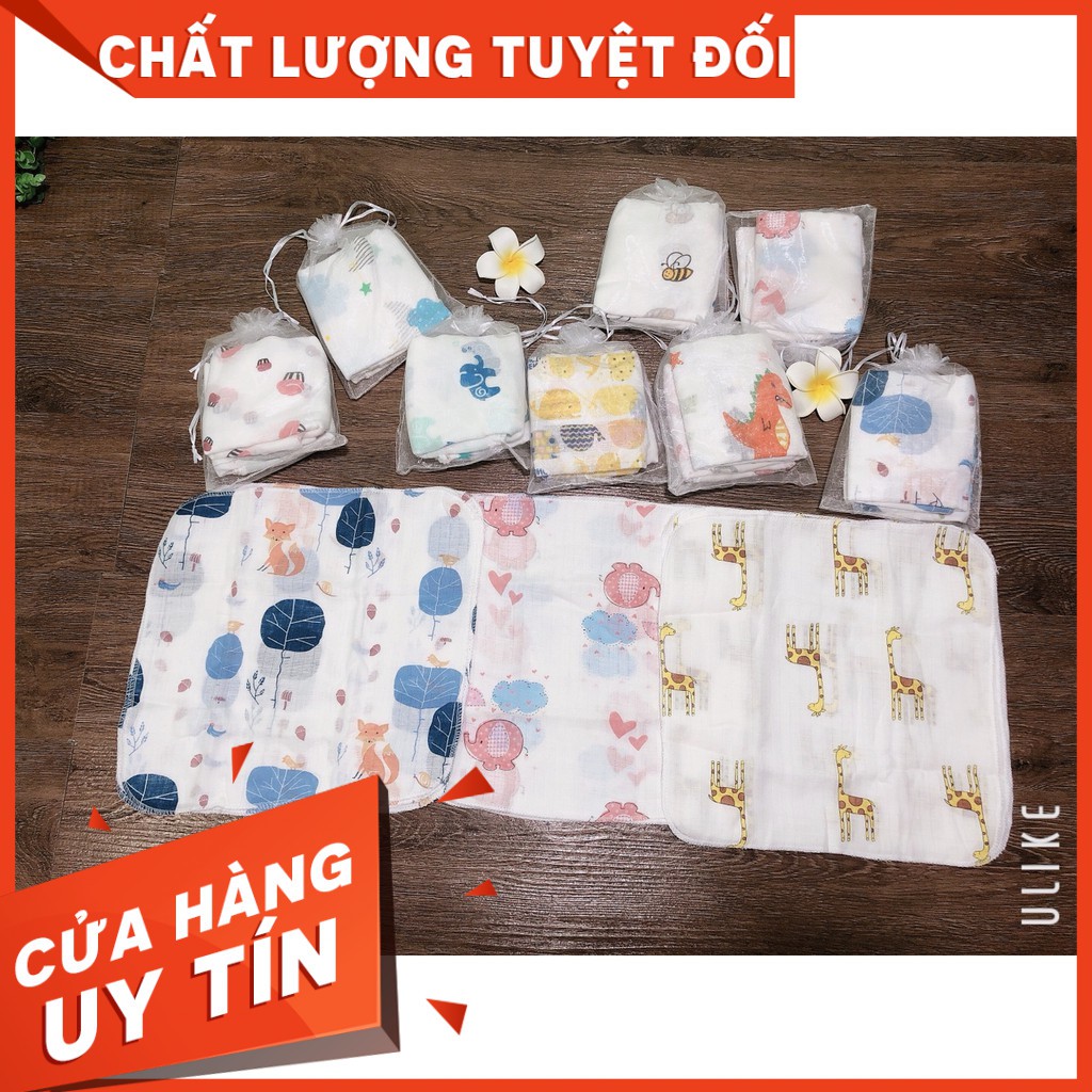 Set 10 Khăn xô sữa Aden+Anais cho bé trai/bé gái [CÒN HÀNG]