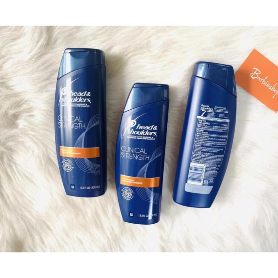 Head Shoulders Mỹ dầu gội đầu ⚡️𝑪𝒉𝒖𝒂̂̉𝒏 𝑪𝒉𝒊́𝒏𝒉 𝑯𝒂̃𝒏𝒈 ⚡️ Clinical strength 400ML