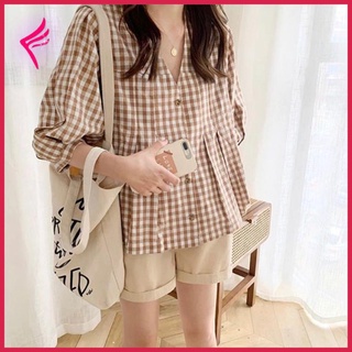 [Giảm giá thần tốc] SET ĐỒ NỮ 🥰 Bộ Quần Nữ Kaki Kèm Áo Sơ Mi Vintage Siêu Xinh HOT HIT 2021