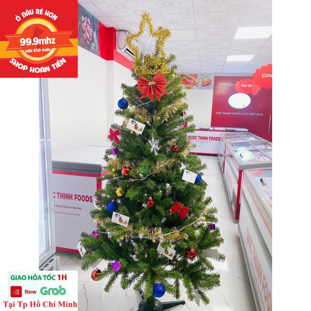 Cây Thông Noel 1m8 Trang Trí Giáng Sinh Đầy Đủ Phụ Kiện (180CM) Hàng Việt Nam Cao Cấp Phù Hợp Cho Gia Đình