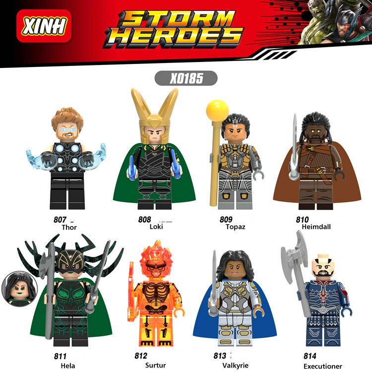 Minifigures Các Nhật Vật Siêu Anh Hùng X0185