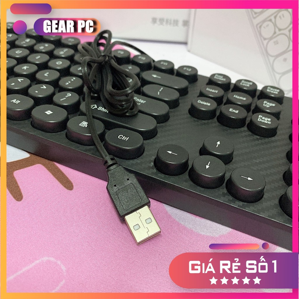 Bàn phím máy tính KB 909 kết nối dây cổng Usb , bấm siêu êm, không tiếng ồn - Sản phẩm lý tưởng dùng văn phòng