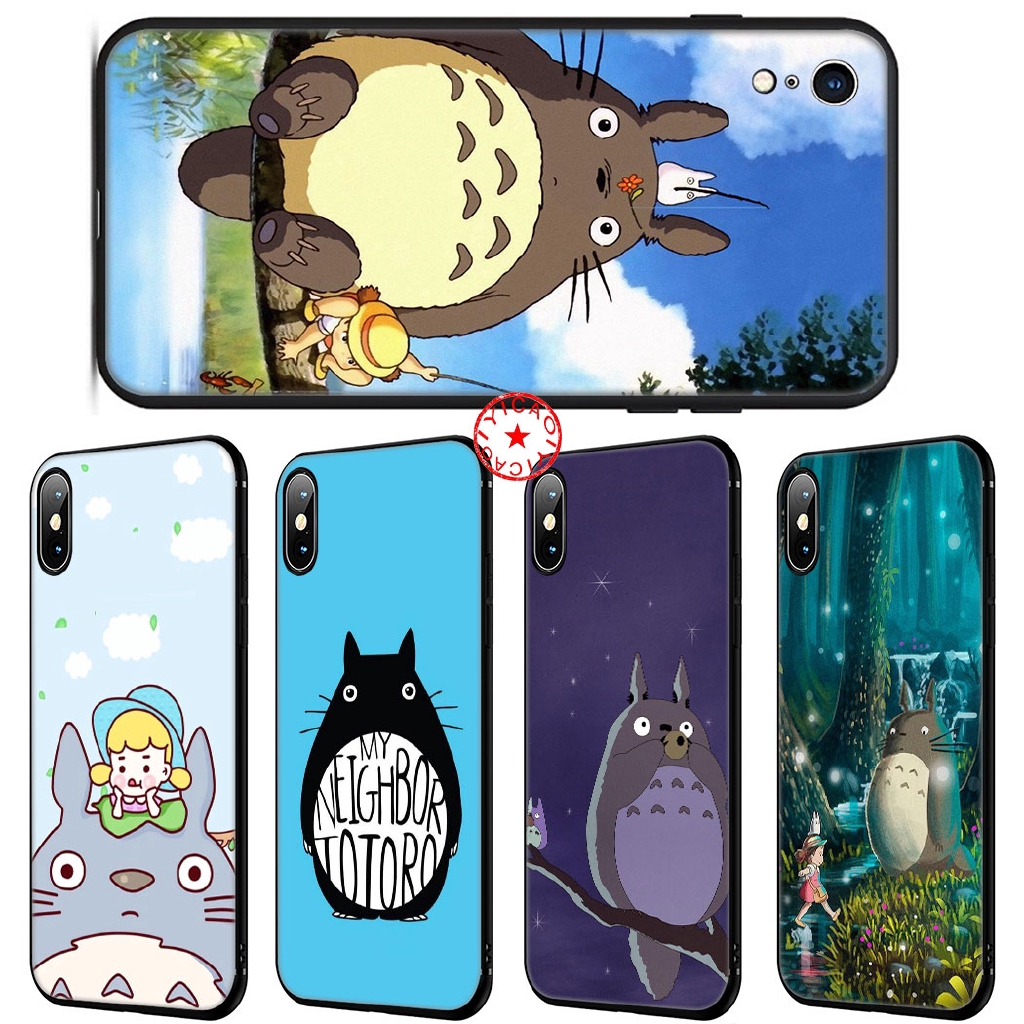Ốp điện thoại silicon mềm họa tiết AC191 Totoro cho iPhone XS Max XR 10 X 6 6s 7 8 Plus 5 5s