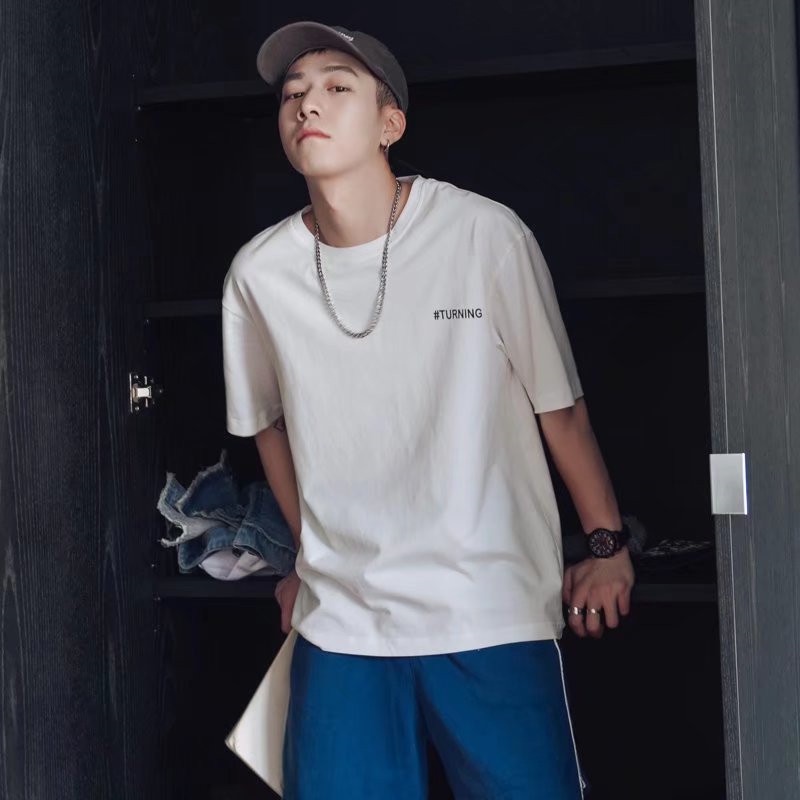 Áo Thun Nam Ngắn Tay Cổ Tròn Thời Trang