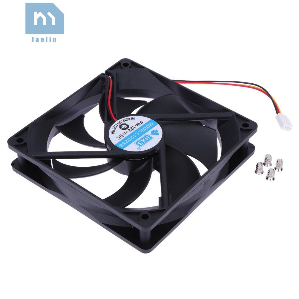 Jae•✈120mm 120x25mm 12V 3Pin DC Brushless PC Computer Case Cooling Fan☸