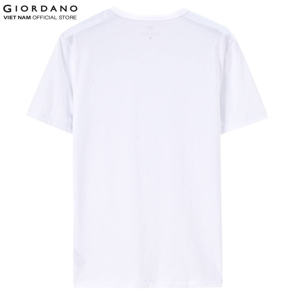 Áo Thun Nam Ngắn Tay Cài Khuy Giordano 01029316