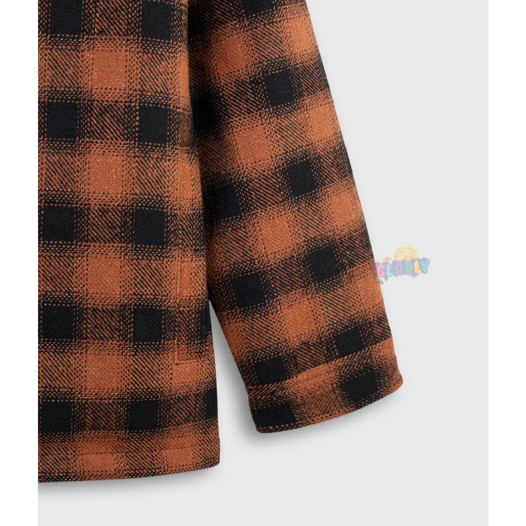 Áo Khoác Stussy Họa Tiết  KYNETON CHECK OVERSHIRT