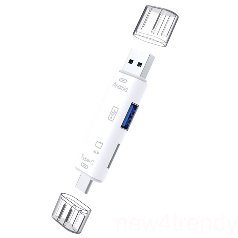 NE-Multi-function 5 In 1 USB 3 0 Type C Memory Card Reader OTG Reader Adapter