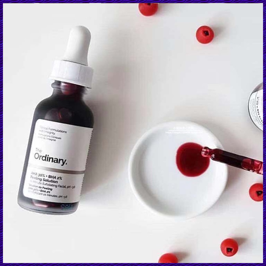 Tinh Chất Peel da The Ordinary Tẩy Da Chết Hóa Học AHA 30%+BHA 2% Peeling Solution - 30ml