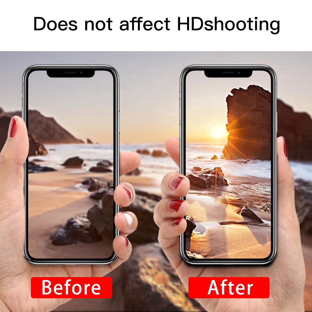 Màng phim kính 9D bảo vệ thấu kính camera cho iPhone 7 8 Plus X XR XS 11 Pro Max 5.8 6.1 6.5 2019