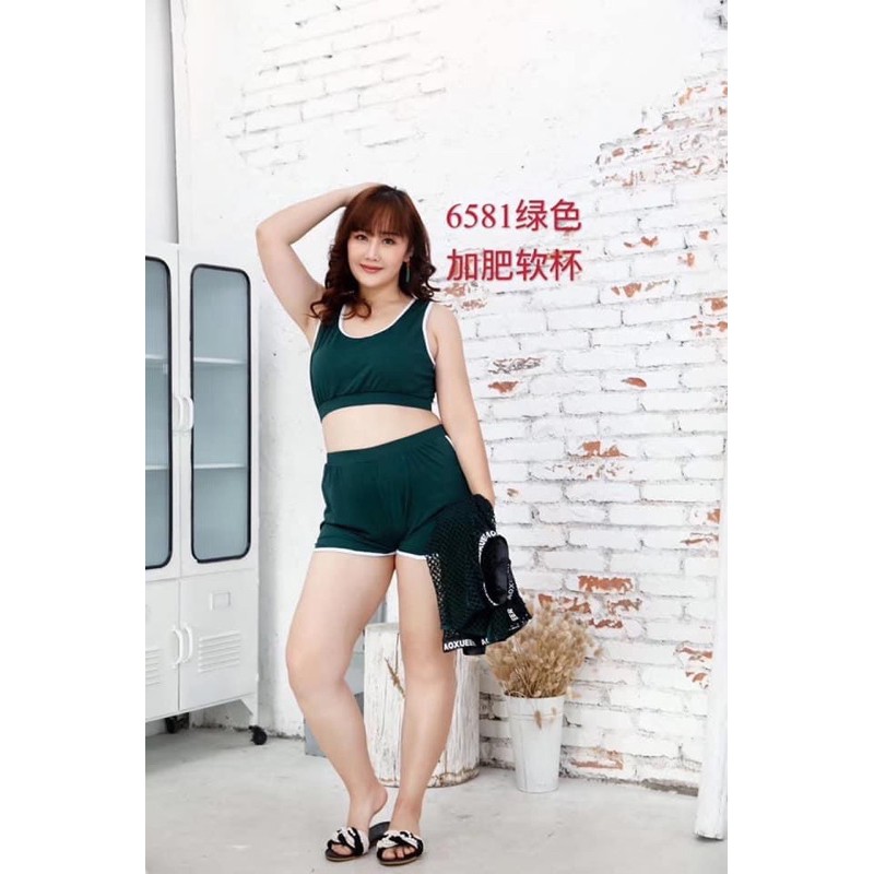 Bikini big size / béo / plus size cho người từ 70-90kg hàng có sẵn lưới big