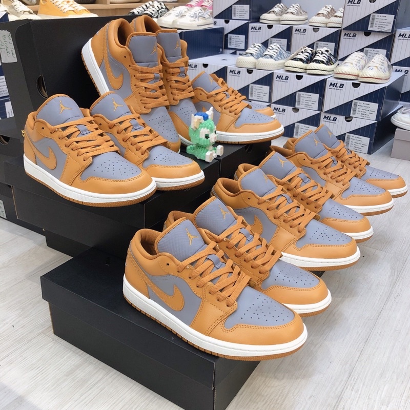 [Chính hãng ] Giày Air Jordan 1 low “Curry Grey” (DC0774-020) giá cực yêu