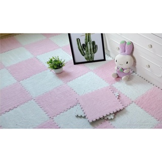 1 tấm thảm xốp ghép eva mặt lông 30x30x1cm