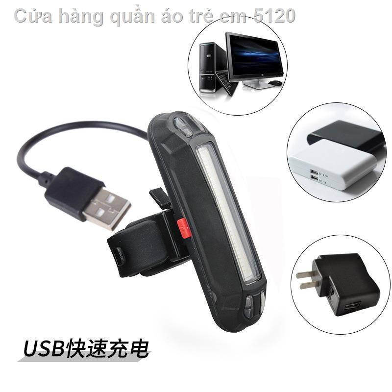 Đèn đuôi sạc xe đạp nhấp nháy cảnh báo USB đường dành cho leo núi Siêu sáng