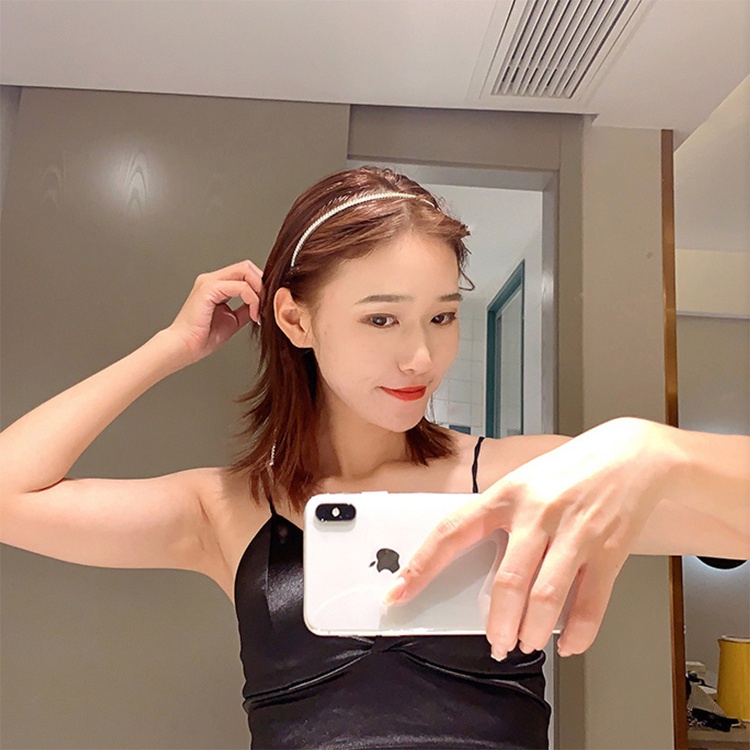 Cài Tóc Tua Rua Đính Đá Lấp Lánh Phong Cách Hàn Quốc