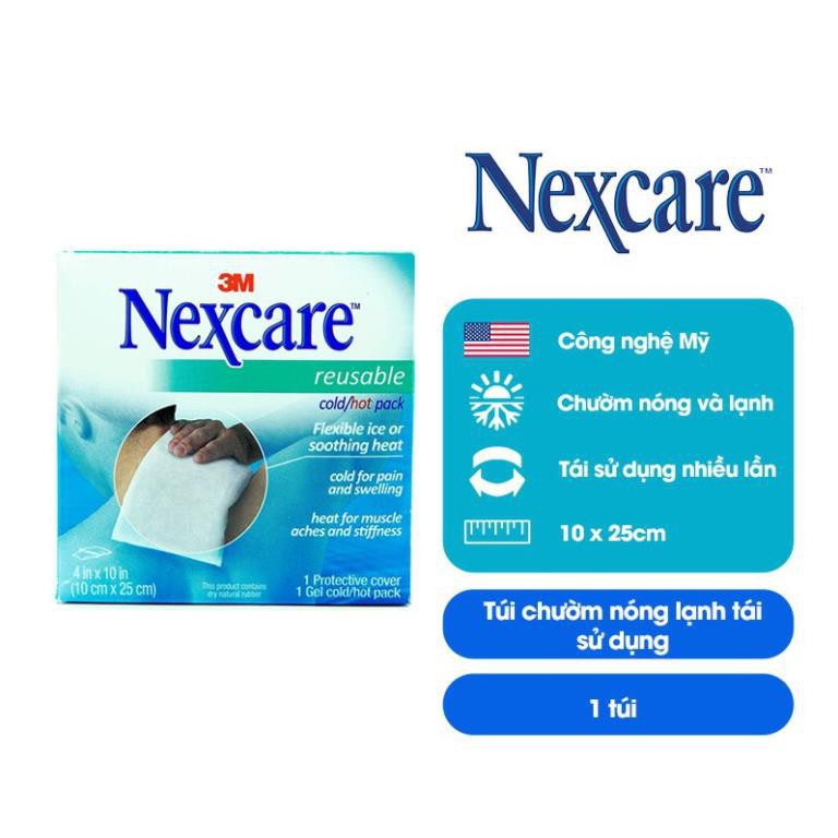 Túi Chườm Nóng Lạnh 3M Nexcare tái sử dụng nhiều lần 2671PEG, Date T7/2024