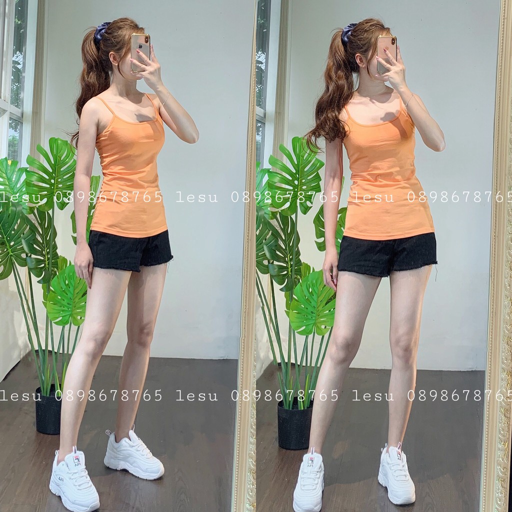 ẢNH TỰ CHỤP Thun 2 dây trơn