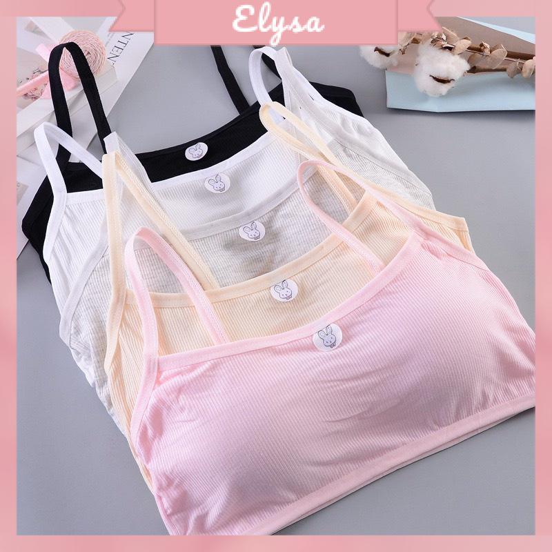 Áo Bra Thỏ cotton Học Sinh Có Miếng Đệm ( thỏ )