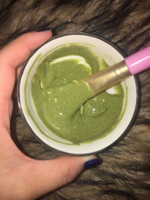 100g bột trà xanh handmade giảm mụn thâm/trắng da