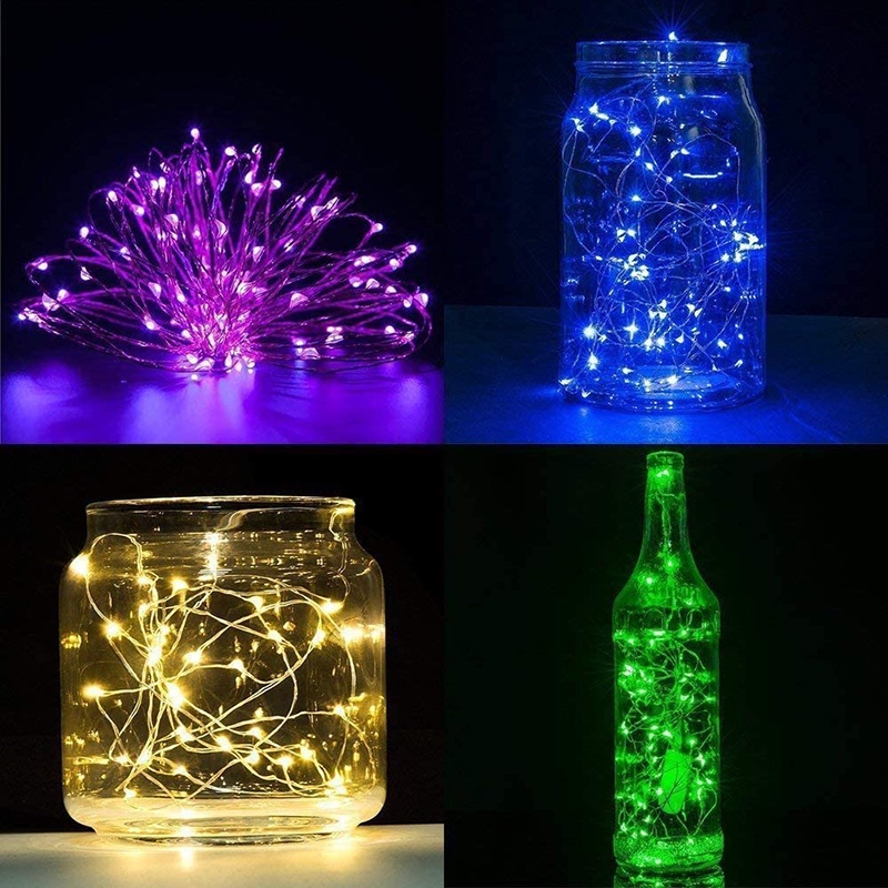 Dây Đèn Led Yr-20 Bóng Màu Bạc Trang Trí Nhà Cửa / Tiệc Cưới