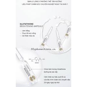 TINH CHẤT LÀM SÁNG DA SUISKIN GLUTATHIONE BRIGHTENING AMPOULE 28 DAYS