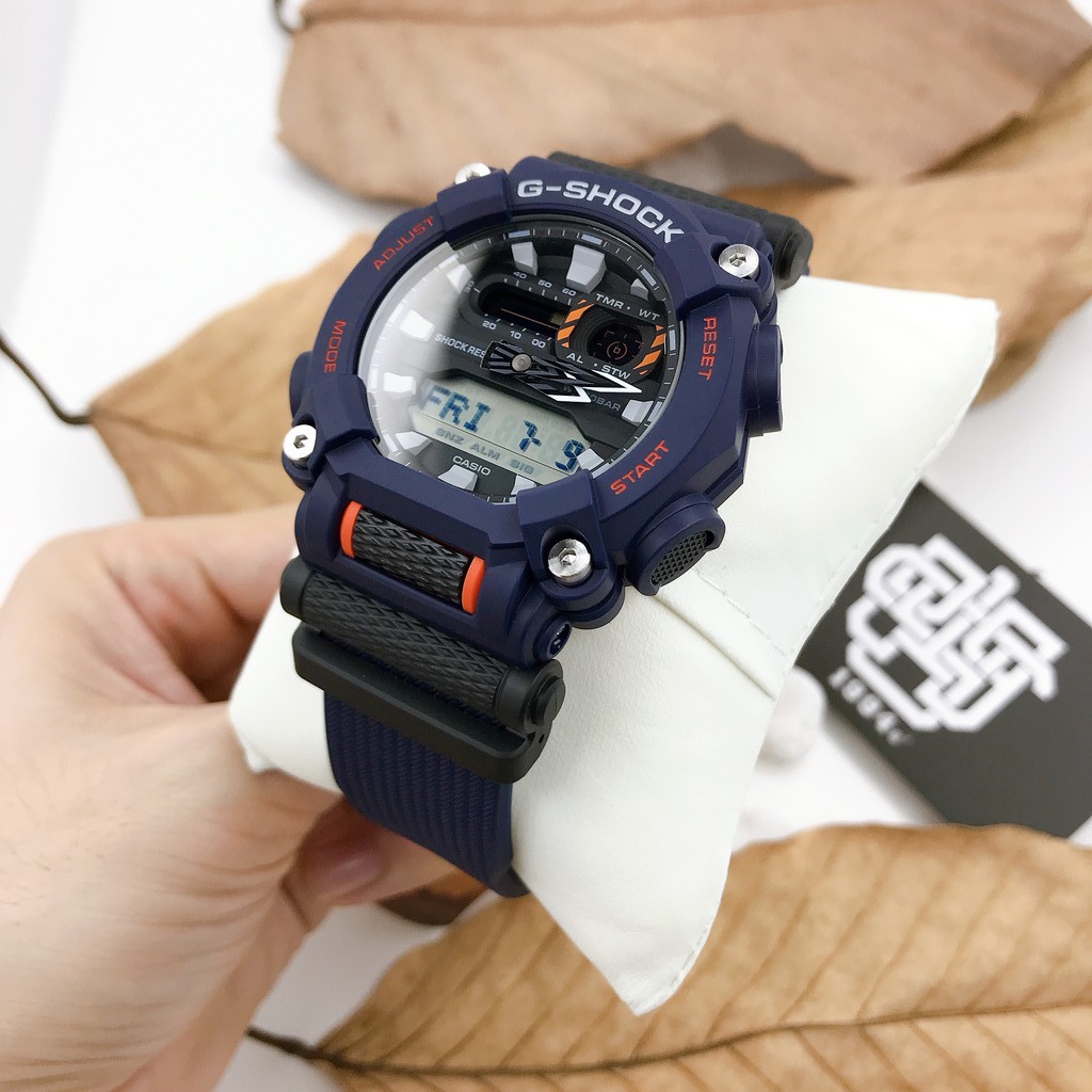Đồng hồ nam Casio G-SHOCK GA-900 / GA-900-2A chống va đập, chống nước 200m, size 49.5mm, hàng chính hãng