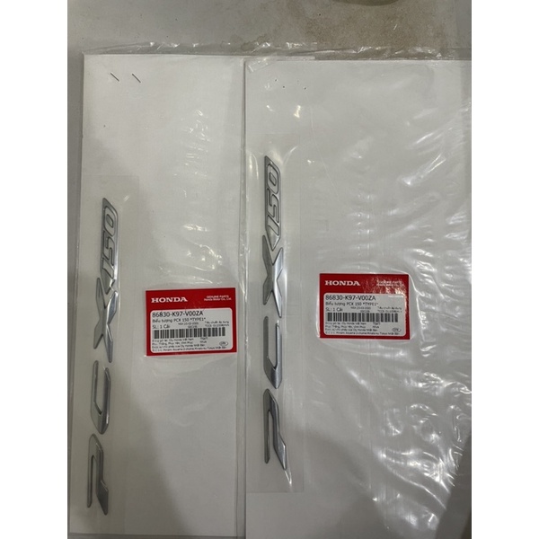 Tem chữ nỗi PCX 150 chính hãng honda (giá 1 bên)