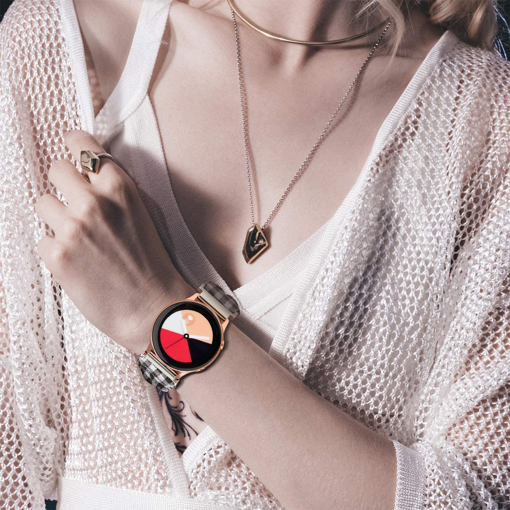 Dây Đeo Thay Thế 20 22mm Cho Đồng Hồ Thông Minh samsung galaxy watch 46 42mm active 2 huawei watch GT2