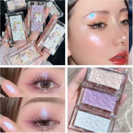 Phấn Bắt Sáng HOLD LIVE 4 Màu Tùy Chọn Ánh Ngọc Trai Lấp Lánh