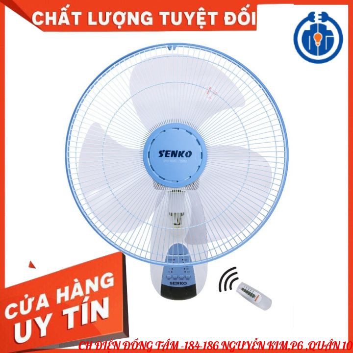 QUẠT TREO TƯỜNG REMODE ĐIỀU KHIỂN SENKO TR1628 - BẢO HÀNH CHÍNH HÃNG 2 NĂM