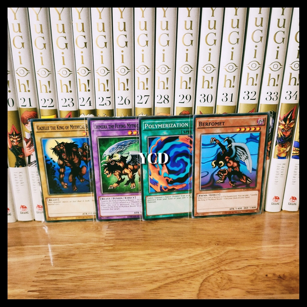 Thẻ bài yugioh chính hãng Set dung hợp quái thú Chimera -Common