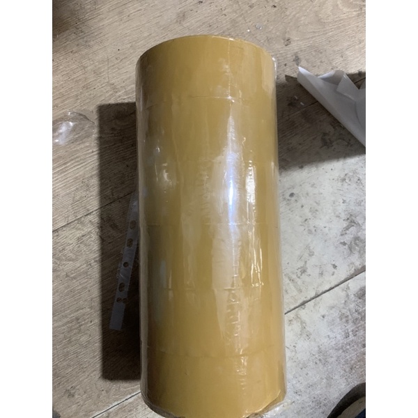 Băng dính đóng thùng, trong - đục - vàng chanh, Trọng lượng 400g/ cuộn