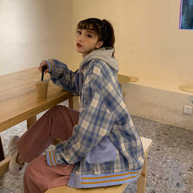 Áo Khoác Nữ Dáng Rộng Thời Trang Phong Cách Hàn Quốc | BigBuy360 - bigbuy360.vn