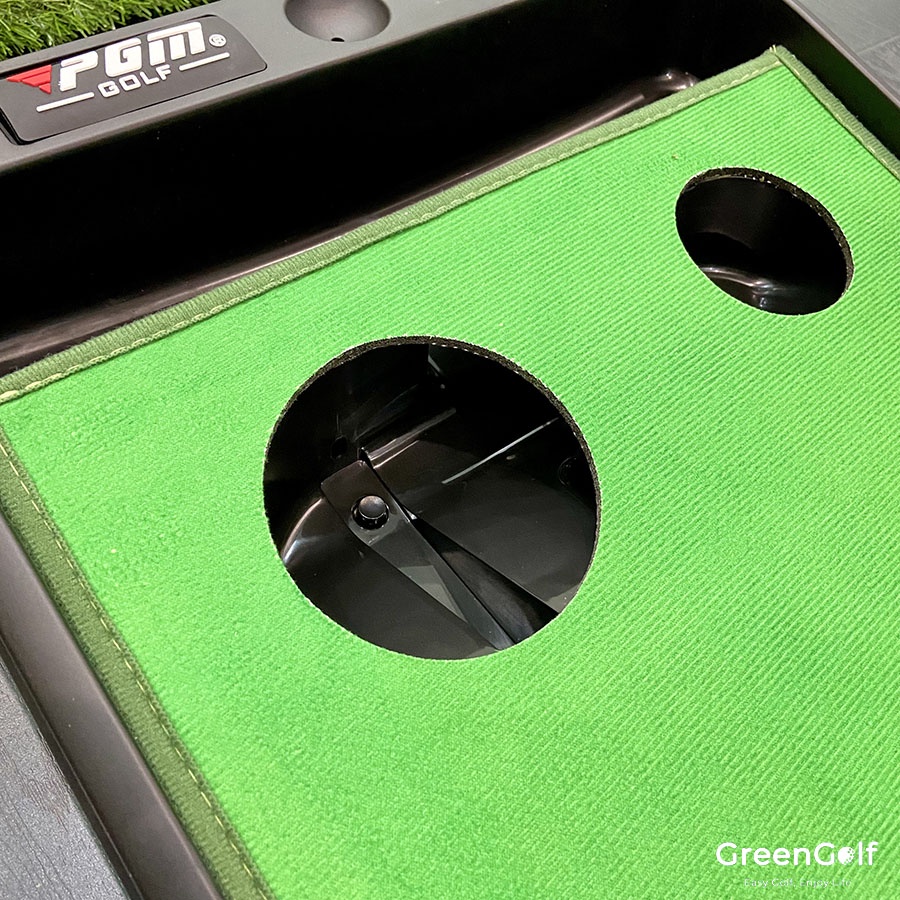 Thảm Putt Golf Mẫu Mới Tự Động Bật Bóng Trả Lại/ Có Vạch Line Khoảng Cách/ Chính Hãng PGM/ Kích Thước 0.4x3m