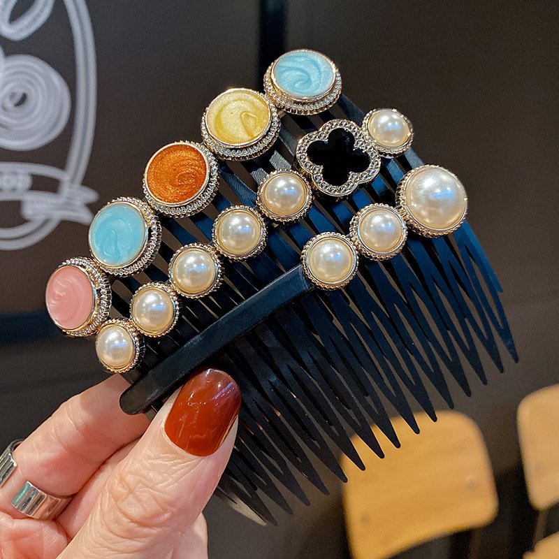 Cài Tóc Xước Tóc Cho Mẹ Và Bé Nhiều Màu Gắn Sticker Ngẫu Nhiên Phong Cách Hàn Quốc