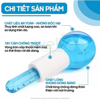 Thanh lăn mắt đá lạnh, quả cầu lạnh massage Da Mặt Giảm Quầng Thâm Và Bọng Mắt 2021 AmiHouse.99 DOM5