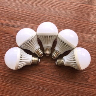 Bóng led tròn 5w-7w-9w sáng trắng ship từ 2c