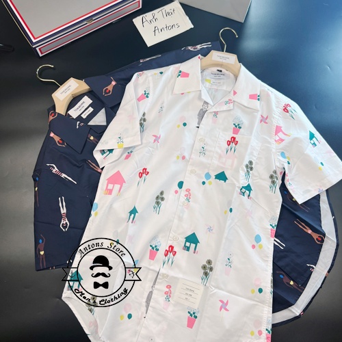 Sơ Mi Thom Browne Swimmer Print