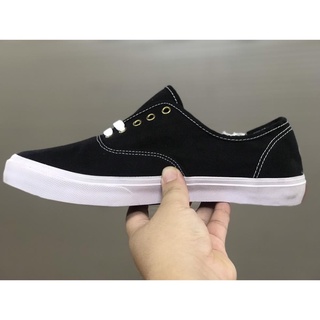 Giày thể thao Van classic nam nữ, Giày vải basic màu đen
