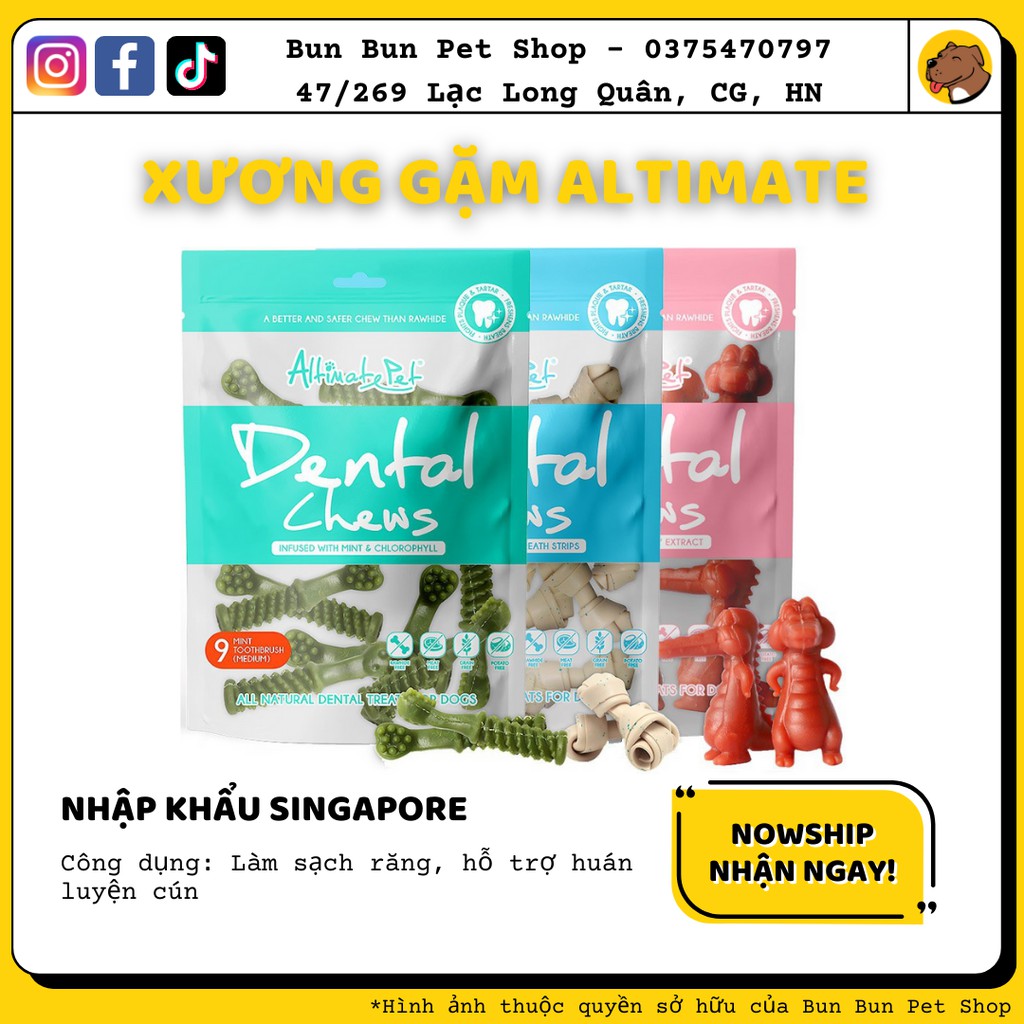 Xương gặm Altimate Pet Dental Chew cho chó