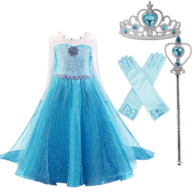 Đầm công chúa hóa trang halloween cho bé gái