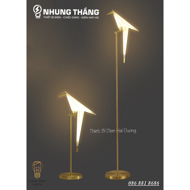 Đèn Cây Đứng Chim Hạc Cao Cấp DB-C1 - Cao 165cm - Kiểu Dáng Sang Trọng - Trang Trí Phòng Khách,Phòng Ngủ,Đọc Sách