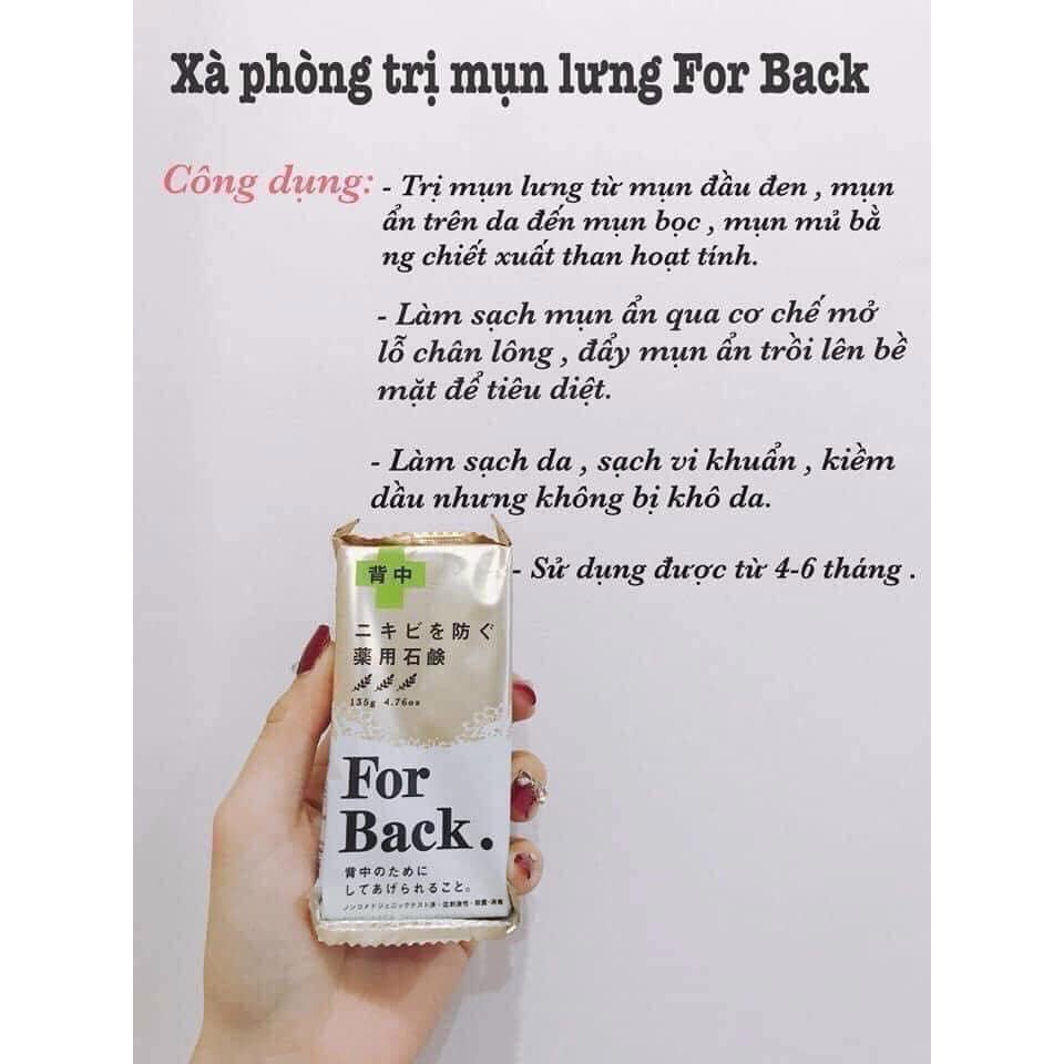 Xà phòng mụn lưng For Back Nhật Bản 135g