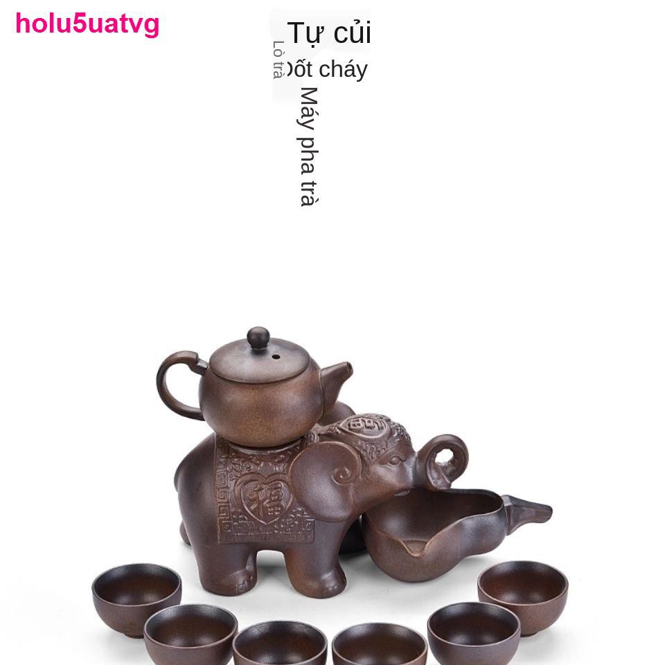 đồ ănBộ đồ uống trà Nhà máy xay đá gia dụng Ấm bằng gốm sứ Sáng tạo Khay Kung Fu Thiết bị pha lười bán tự động