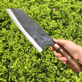 Dao Chặt, Thái Thịt Gà Vịt Lợn Làm Từ Nhíp Xe Ô Tô - Mộc Nhiên Phúc Sen - Mã Deba31 đen