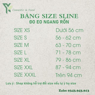 ( CHÍNH HÃNG) Đai siết eo Sline 24/28cm