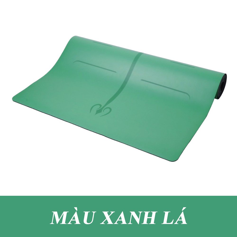 Thảm Tập Yoga Định Tuyến 5mm Cao Su PU Cao Cấp